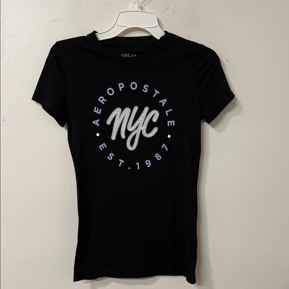 Aeropostale Black NYC Graphic Tee